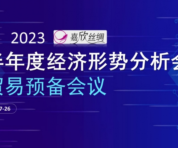 贸易总额稳定，，，，，，，，贸易质量提升 必赢626net丝绸召开2023半年度经济形势分析会贸易预备会议